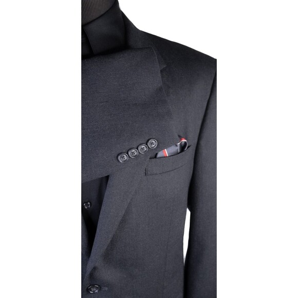 Jos. A. Bank Mens Blazer Solid Wool/Cashmere 2 Button Suit Jacket Sport Coat 43R - Picture 6 of 13